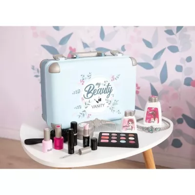 Smoby - My Beauty Vanity - Beauty Suitcase for Children - Hairdressing