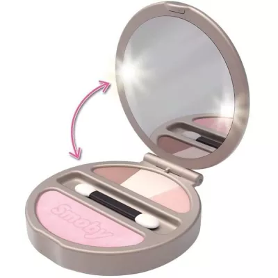 Smoby - My Beauty Powder Compact - Poudrier Factice Lumineux - Miroir