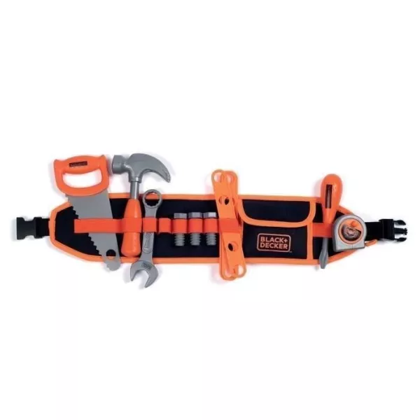 Smoby - Black+Decker - Ceinture Outils réglable - 14 accessoires