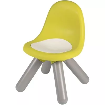 Smoby - Chaise enfant Verte - Extérieur et Intérieur - H27cm - Fabri