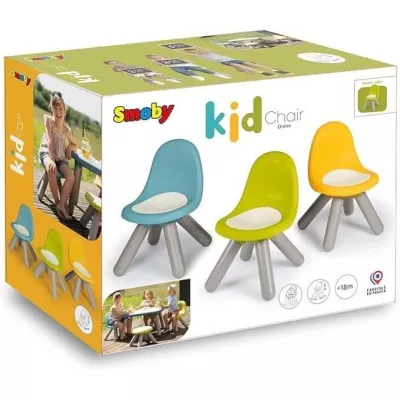 Smoby - Chaise enfant Verte - Extérieur et Intérieur - H27cm - Fabri