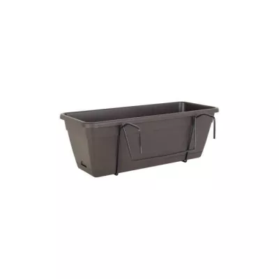 Kit Jardinière Venezia avec Réserve d'Eau 10L - Gris Anthracite