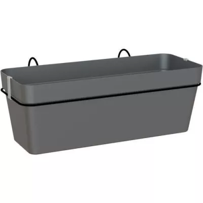 Kit balcon Jardiniere Capri Anthracite 50cm - 1,45l