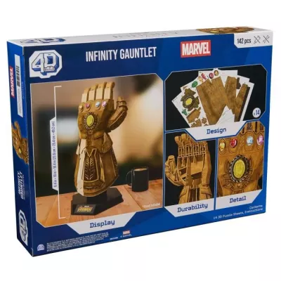 Marvel - THANOS' INFINITY GAUNT - 4D model to build - 35 cm