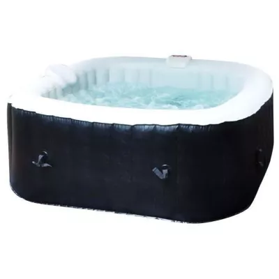 SUN SPA Laminated square inflatable spa - 4 persons - 1, 55 x H 0, 65