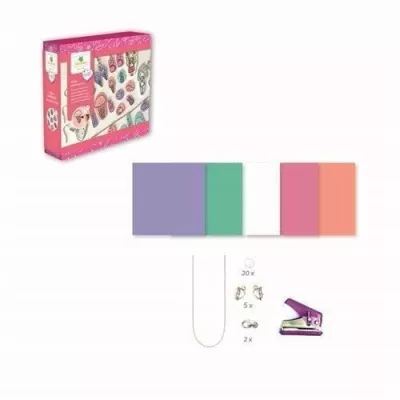 Coffret de création de bijoux en plastique fou - SYCOMORE - Corail, v