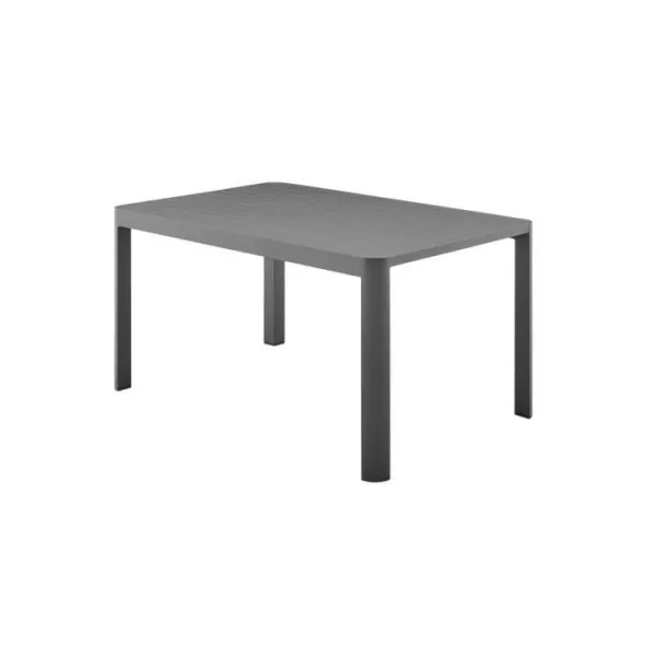 Table de jardin extensible en aluminium - 97/149 x 149 x 149 x 75 cm