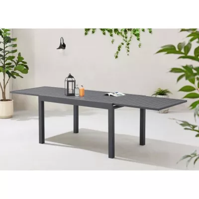 Table de jardin extensible rectangulaire 6 a 10 personnes - Structure