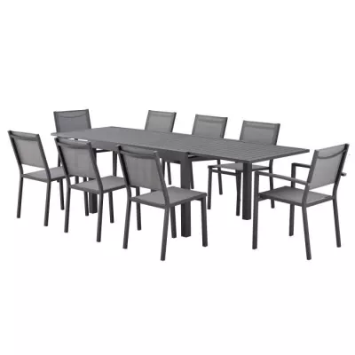 Table de jardin extensible rectangulaire 6 a 10 personnes - Structure