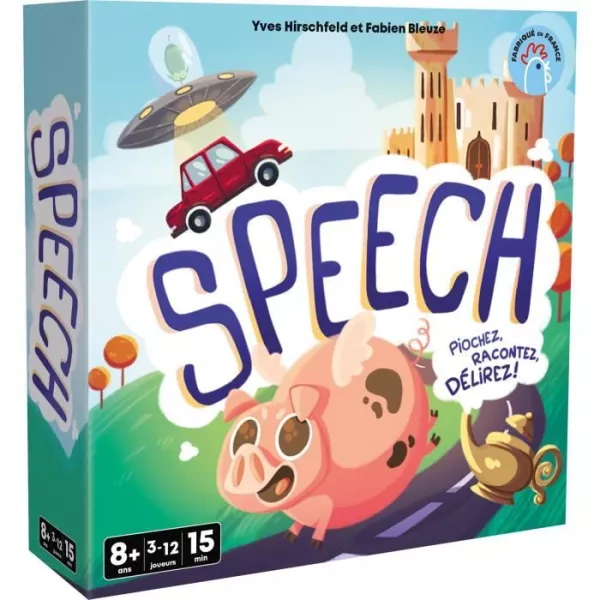 Speech - Asmodee - Invent a story - 4 game modes - 15 minutes - Ages 8 and up