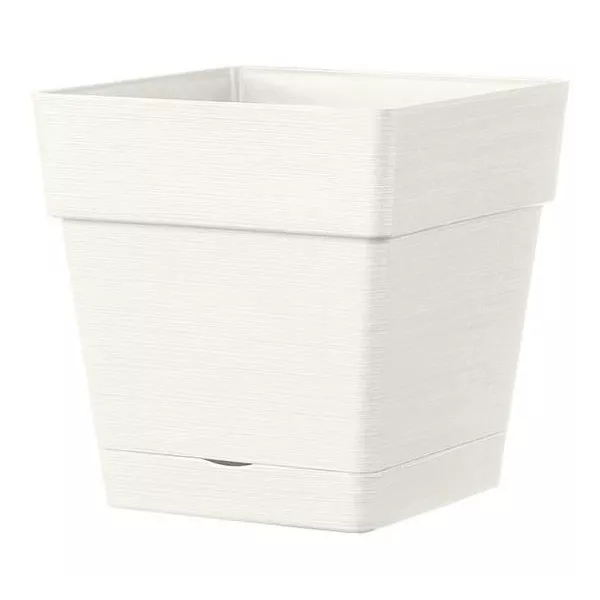 Pot de fleur - DEROMA - Quadro Save R - 31L - 35cm - Blanc