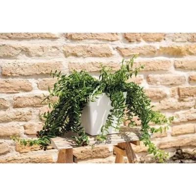 Pot de fleur DEROMA Quadro Save R - 31L - Blanc 35x35x35 cm