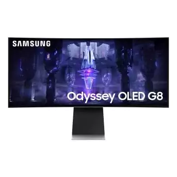 Samsung Odyssey Neo G8 S34BG850SU monitor de ecrã 86,4 cm (34") 3440 x 1440 pixels UltraWide Quad HD OLED Prateado