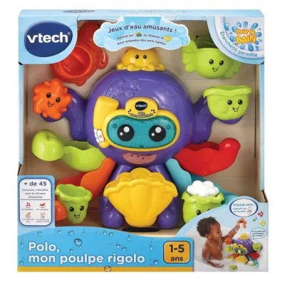 Jouet de Bain interactif VTECH BABY - Polo, Mon Poulpe Rigolo - Multic