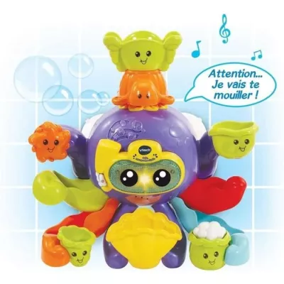 Jouet de Bain interactif VTECH BABY - Polo, Mon Poulpe Rigolo - Multic