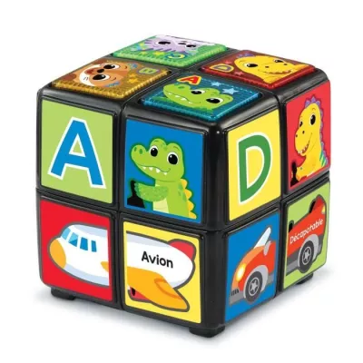 Jouet éducatif - VTECH BABY - Tourni Cube - Alphabet, Animaux, Véhic