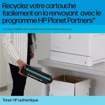 HP Toner noire LaserJet 207X authentique grande capacité