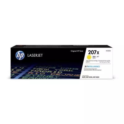 HP Toner jaune LaserJet 207X authentique grande capacité