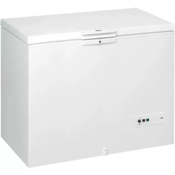 Congélateur coffre - WHIRLPOOL WHM46122FR - 437L - Classe E - L 140,5 cm x H 91,6 cm - blanc