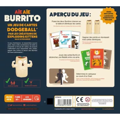 Nouvelle édition 2022 de Aie Aie Burrito - Jeu Ambiance - 3 à 6 joueurs