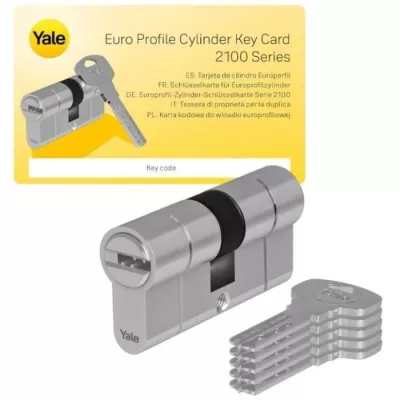 High safety cylinder YALE Series 2100 - removable 40x50 mm - 10