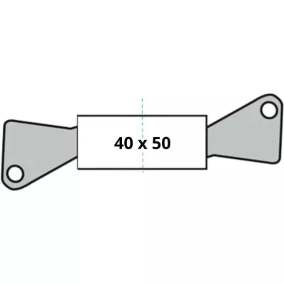 High safety cylinder YALE Series 2100 - removable 40x50 mm - 10