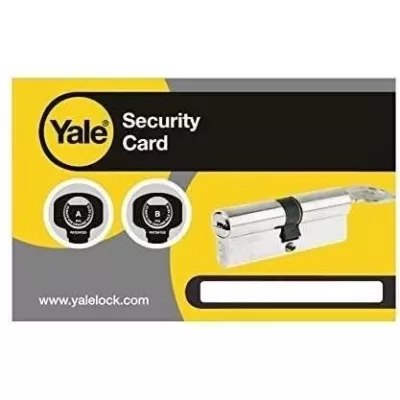 YALE Half Cylinder Lock - For Garage Door - 6 Pins - 4 Keys - 30 x 10