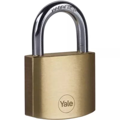 Set of 4 Brass Cadenas - YALE - Y110B/40/122/4 - 40 mm - Anse steel -