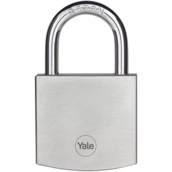 Cadenas Brass - YALE - Y120DB/50/127/1 - Chromé 50 mm - High weather resistance - 3 reversible keys