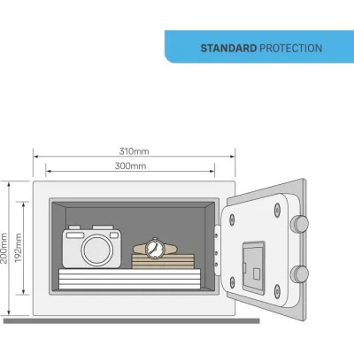 Alarm Electronics safe - YALE - YEC/200/DB2 - Small 8.6L -