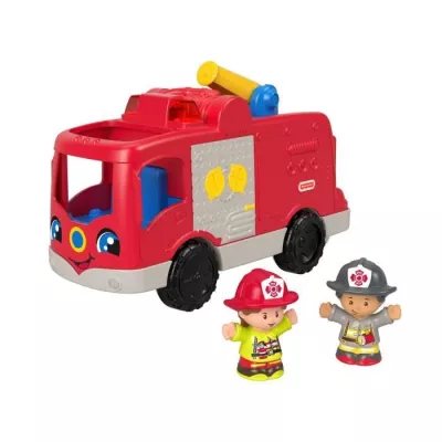 Fisher-Price-Little People-Le Camion de Pompiers, version multilingue