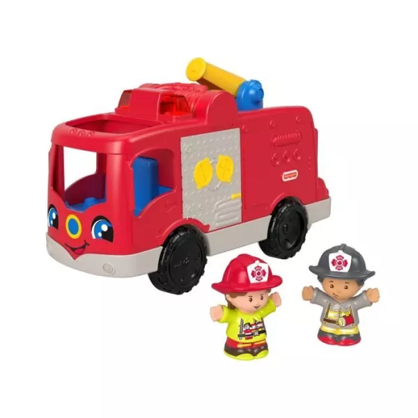 Fisher-Price-Little People-Le Camion de Pompiers, version multilingue HJN38