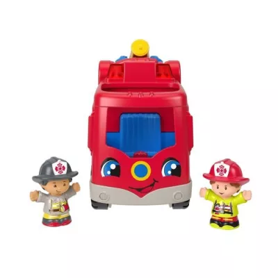 Fisher-Price-Little People-Le Camion de Pompiers, version multilingue