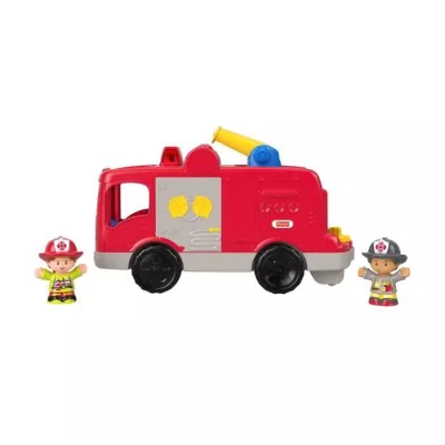 Fisher-Price-Little People-Le Camion de Pompiers, version multilingue