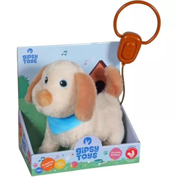 Plush - Gipsy Toys - Puppy on a functional leash - 20cm