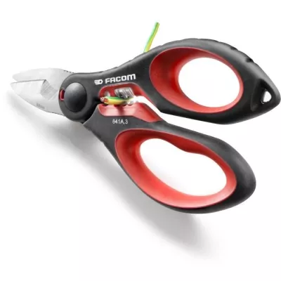 Electrician scissors FACOM - 841A.3PB - Powerful and precise cut