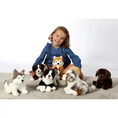 Plush - Gipsy Toys - Sitting dog - 25cm - Australian Shepherd