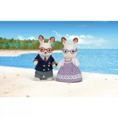 SYLVANIAN FAMILIES 5190 Grandparents Rabbit Chocolate