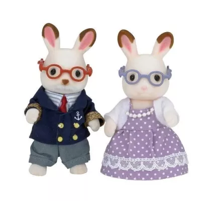 SYLVANIAN FAMILIES 5190 Grandparents Rabbit Chocolate