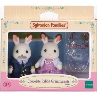 SYLVANIAN FAMILIES 5190 Grandparents Rabbit Chocolate