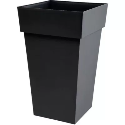 Pot de fleur Toscane 65 cm - 62 L - Gris anthracite