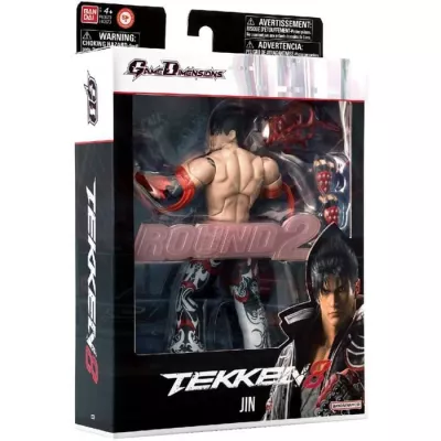 BANDAI - Tekken - Action Figure 17 cm - Jin Kazama Game Dimensions - 4