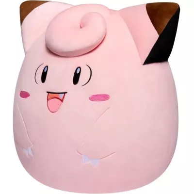 Peluche - BANDAI - Pokémon - Squishmallows 50 cm - Mélofée (Clefair