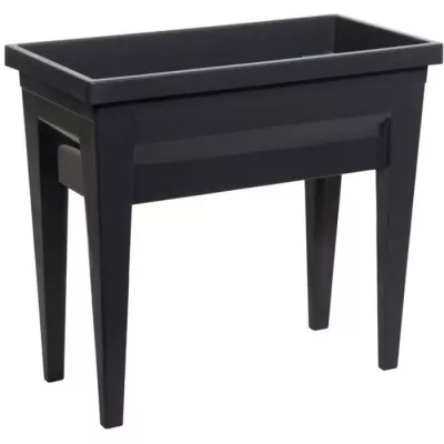 Potager urbain sur pieds City Veg&Table - 57L - Gris anthracite