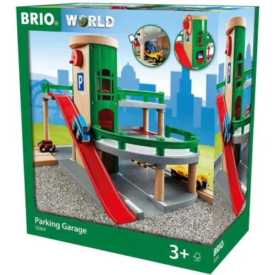 Garage Rail / Route BRIO World - Ravensburger - 3 niveaux - Mixte des