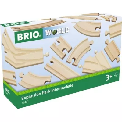 Coffret Evolution Intermédiaire 16 Rails - BRIO - 33402 - Circuit de