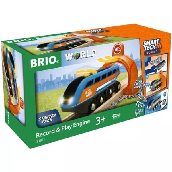 BRIO - 33971 - LOCOMOTIVE with VOICE RECORDER SMART TECH SOUND