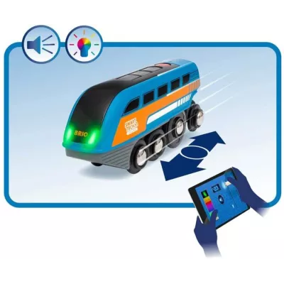 BRIO - 33971 - LOCOMOTIVE with VOICE RECORDER SMART TECH SOUND