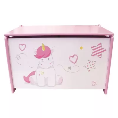 Fun House Unicorn chest has wooden toys for child