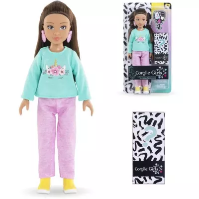 Coffret Luna Shopping COROLLE GIRLS - poupée mannequin - 6 accessoire